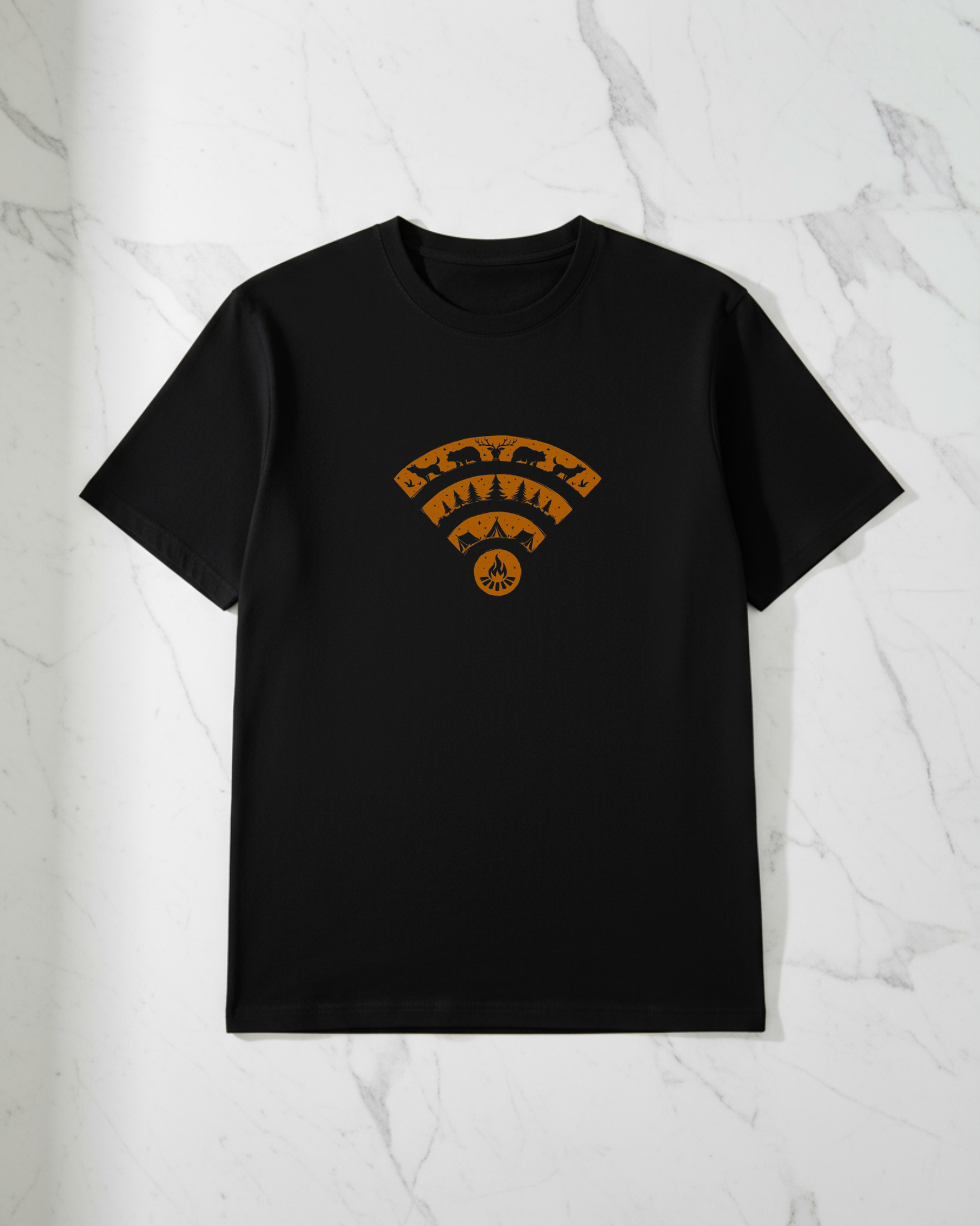 Signal Orange Unisex Oversized Tee