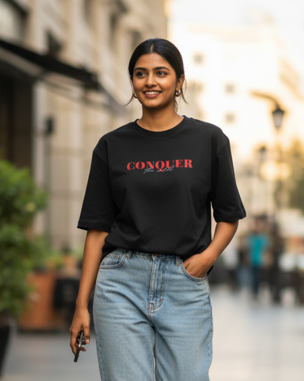 Conquer Unisex Oversized Tee