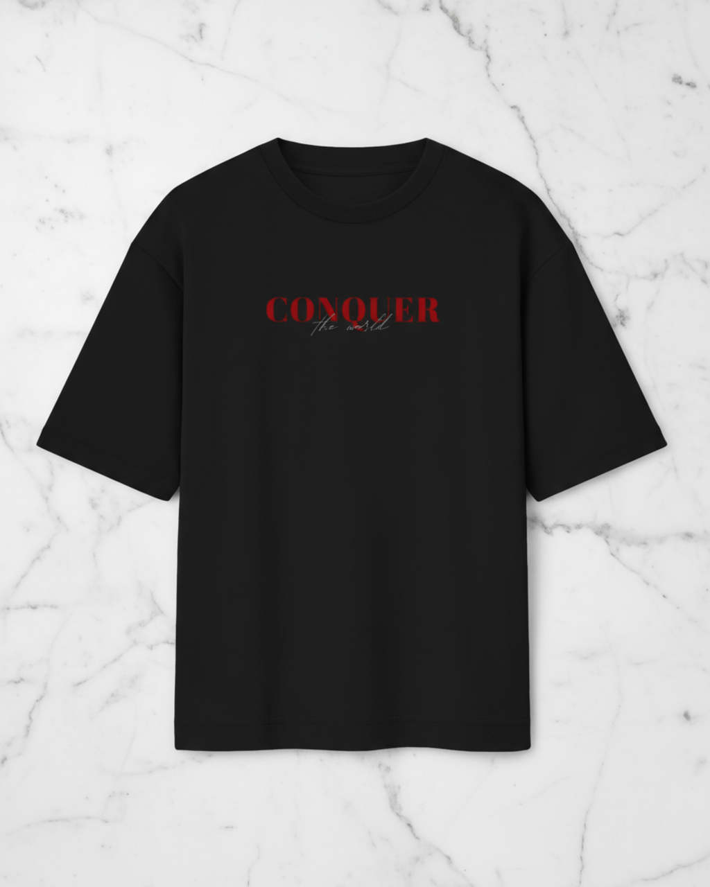 Conquer Unisex Oversized Tee