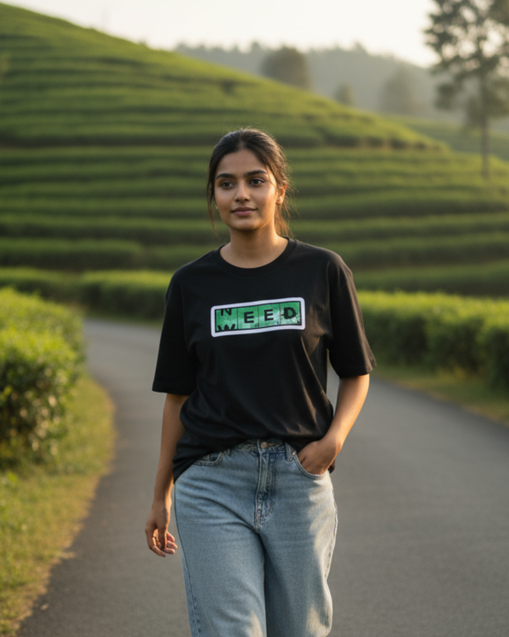 Need Leaf Unisex Oversized Tee