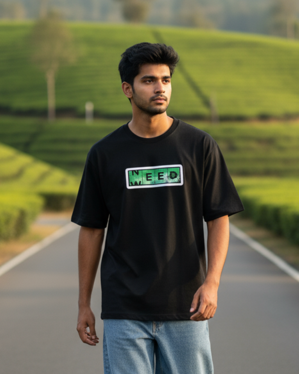 Need Leaf Unisex Oversized Tee