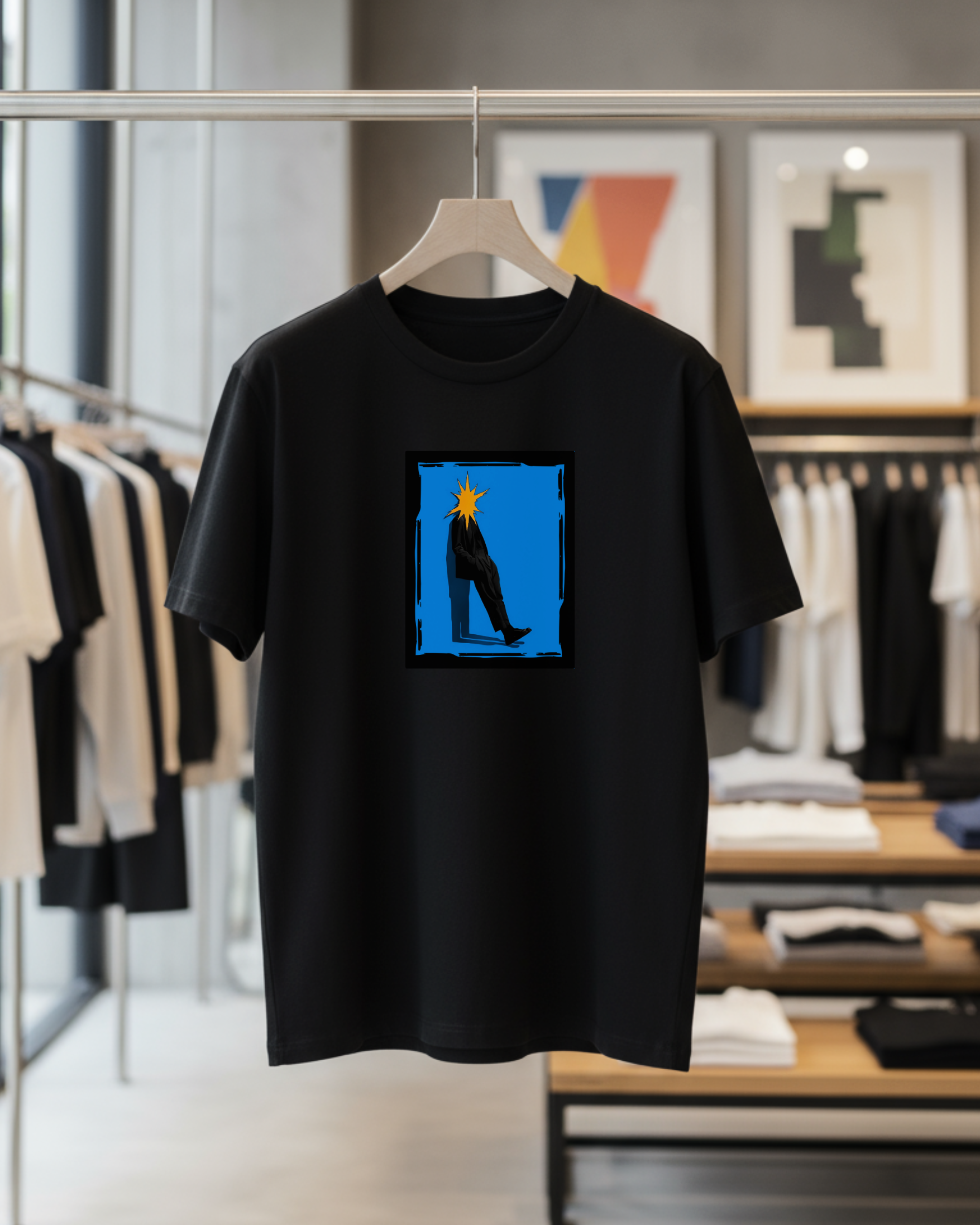 Golden Aura Unisex Oversized Tee