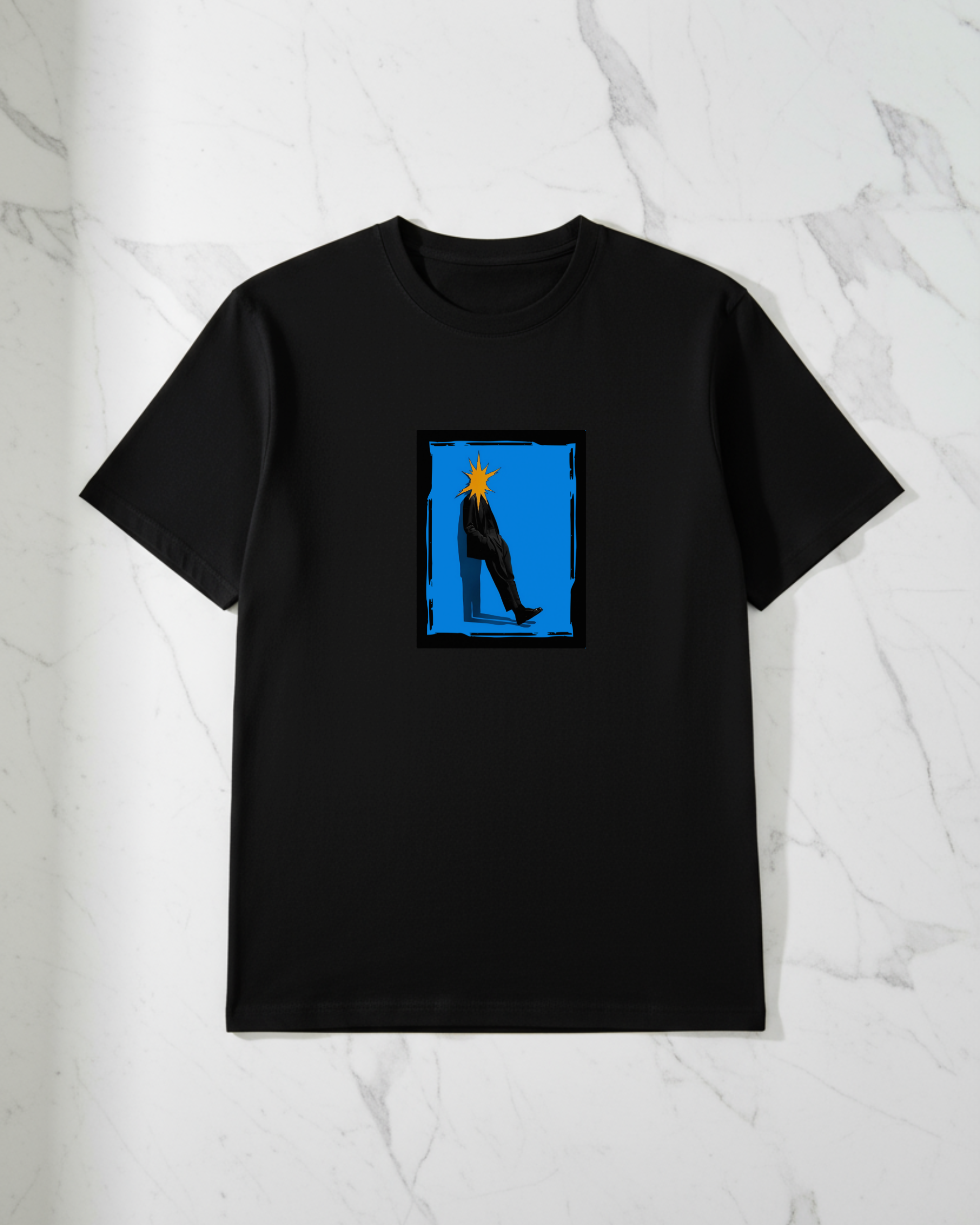 Golden Aura Unisex Oversized Tee
