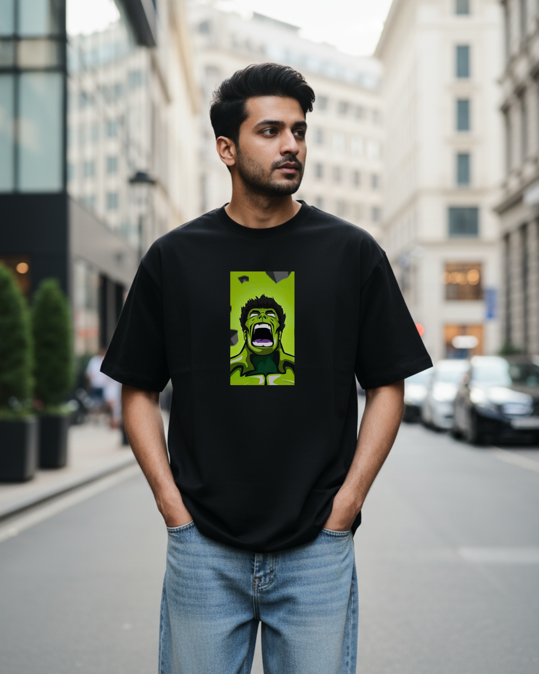 Hulk Rage Unisex Oversized Tee