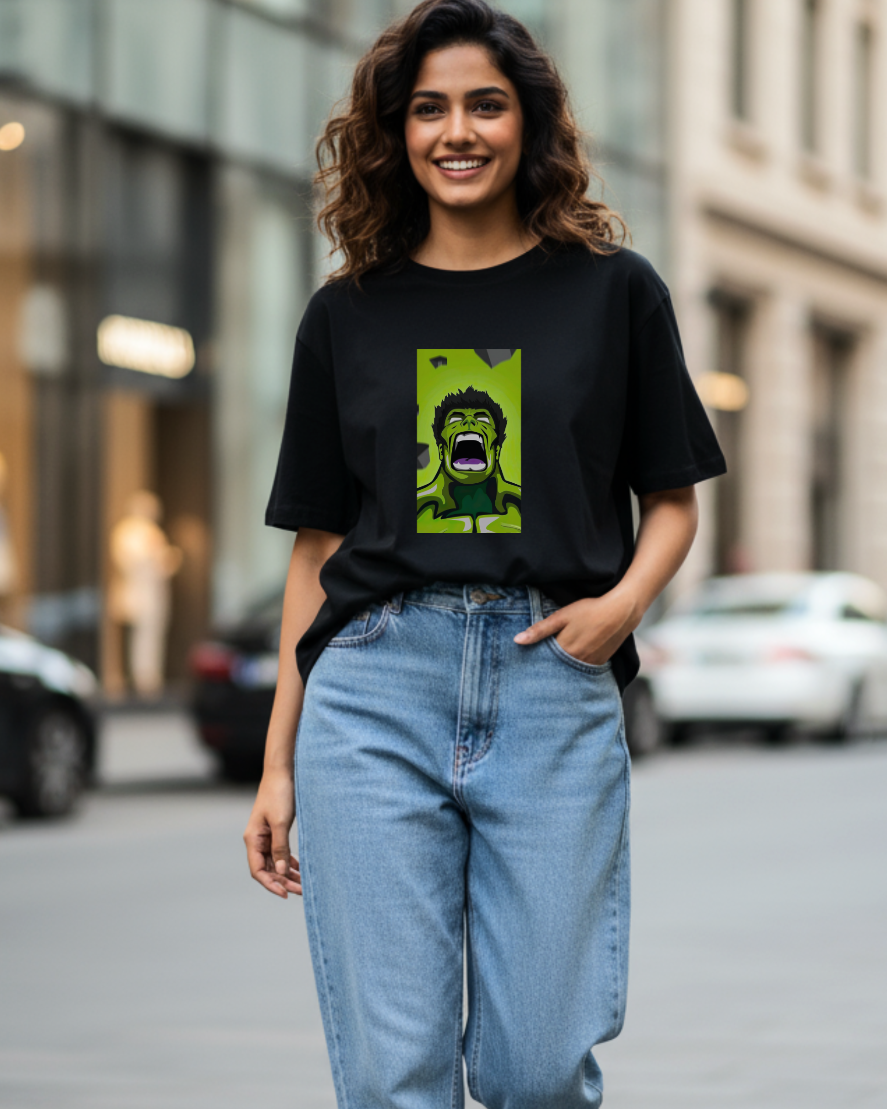 Hulk Rage Unisex Oversized Tee