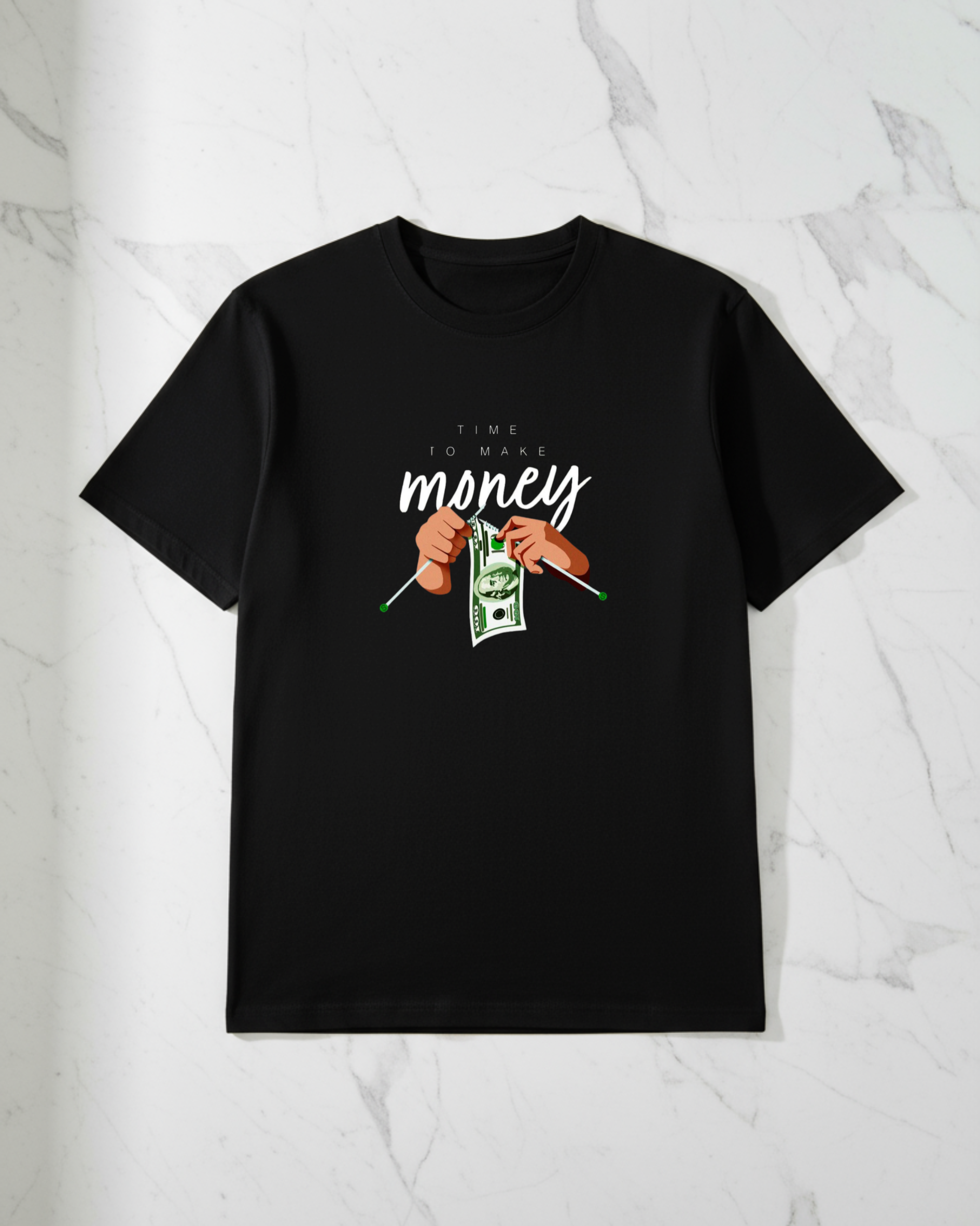 Wealth Hustle Unisex Oversized Tee