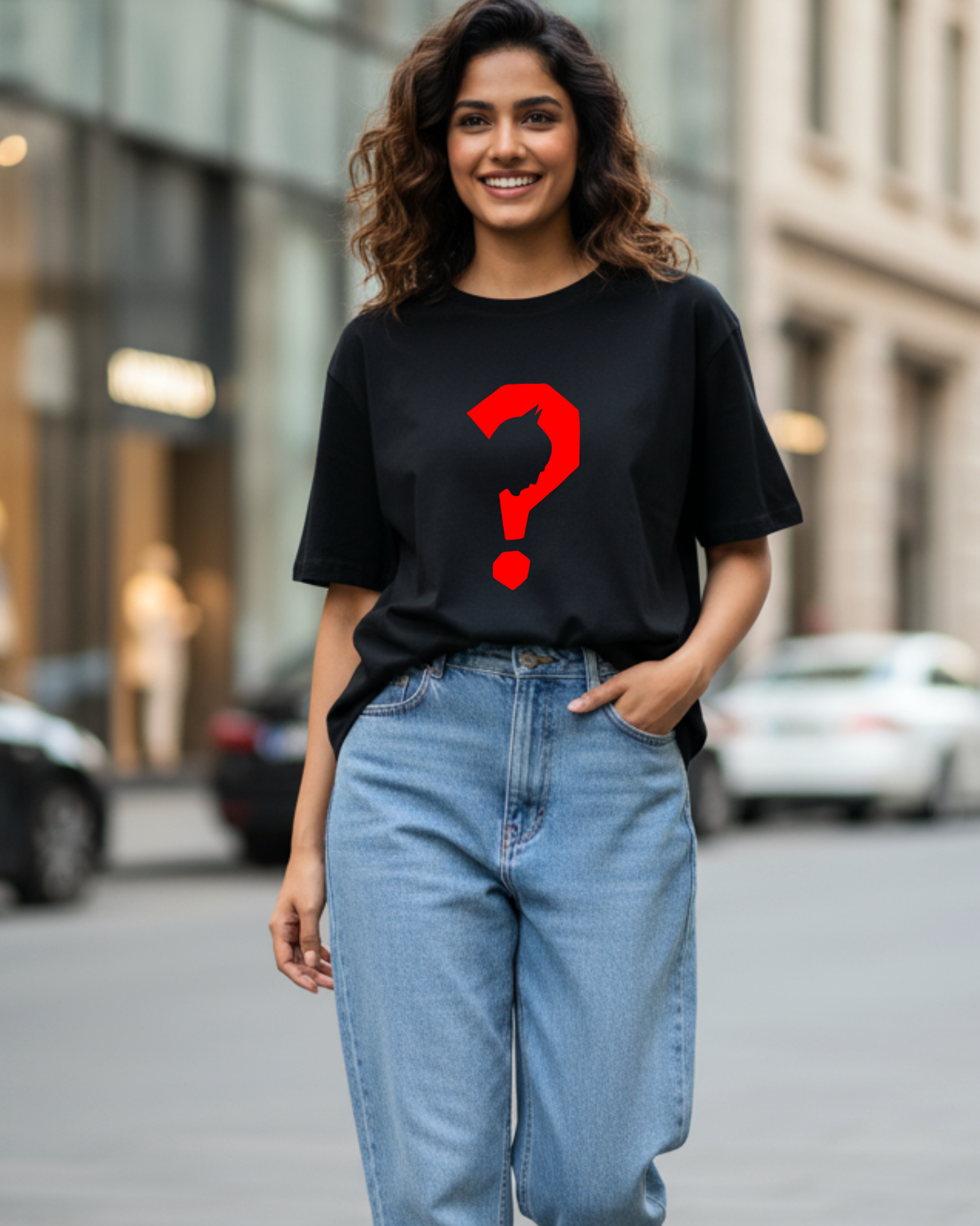 Shadow Knight Unisex Oversized Tee