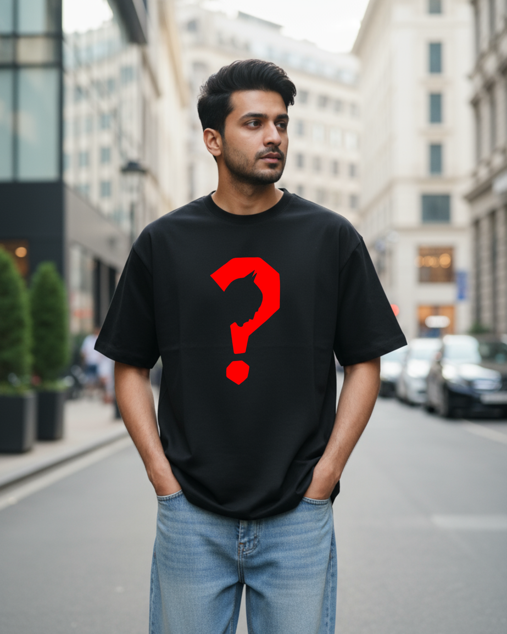 Shadow Knight Unisex Oversized Tee
