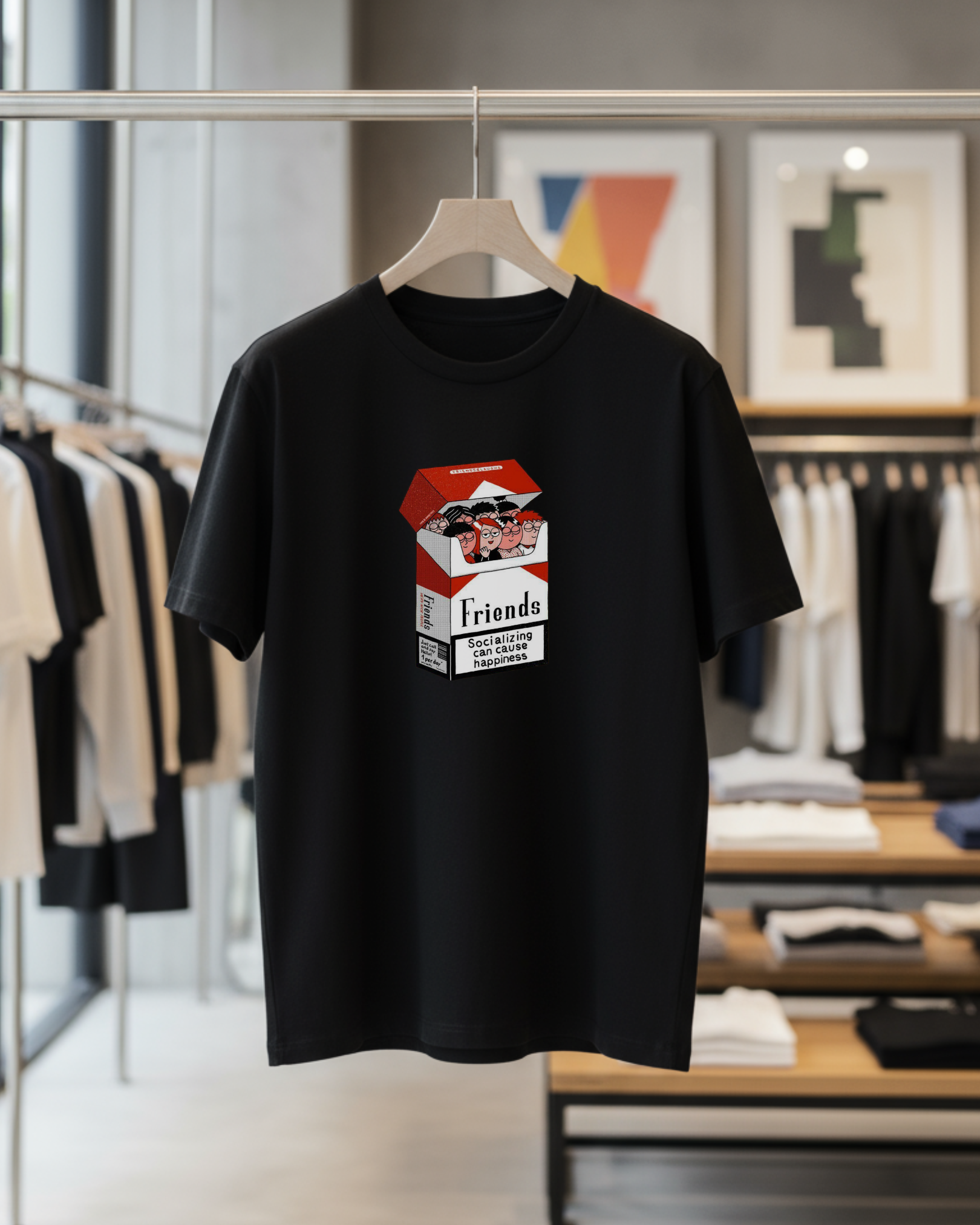 Friends Club Unisex Oversized Tee
