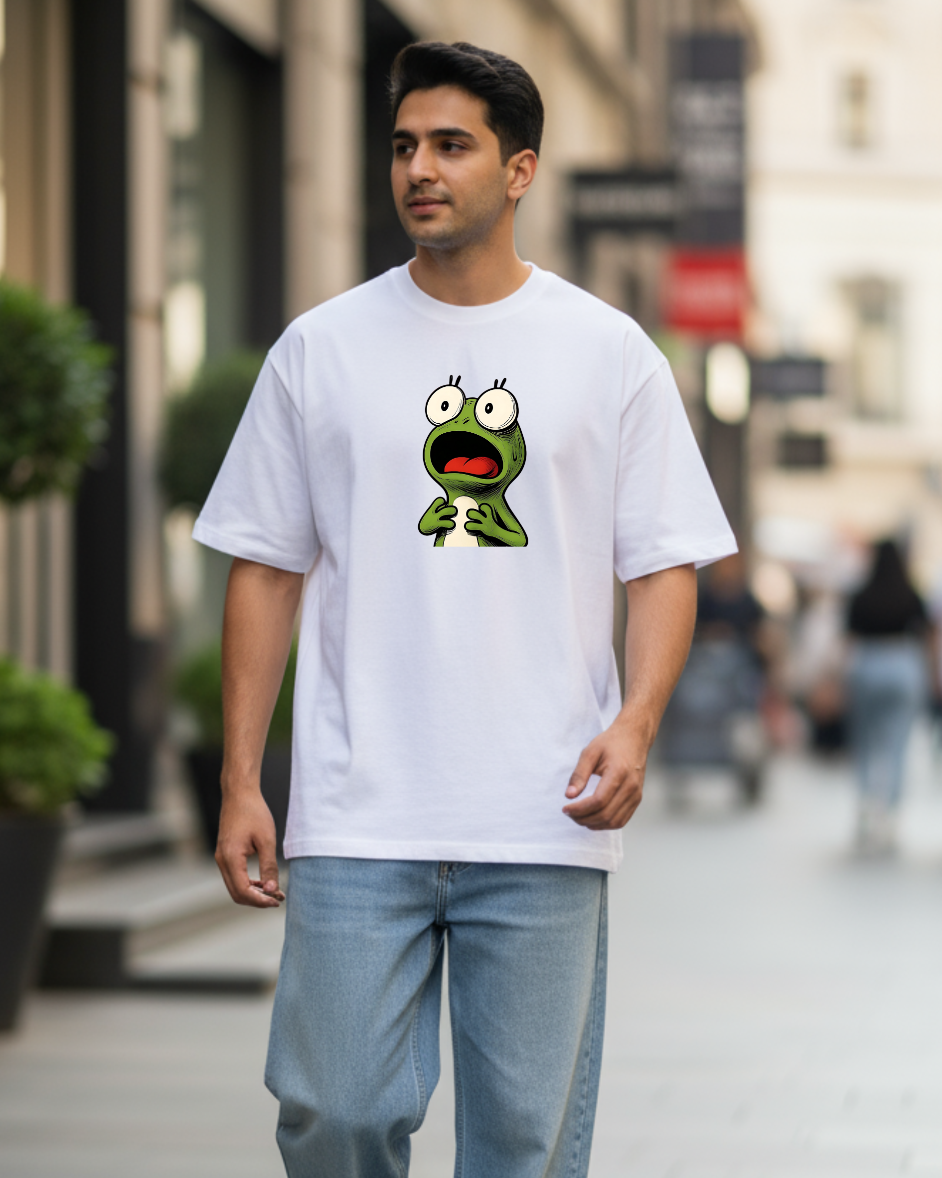 Frog Prince Unisex Oversized Tee