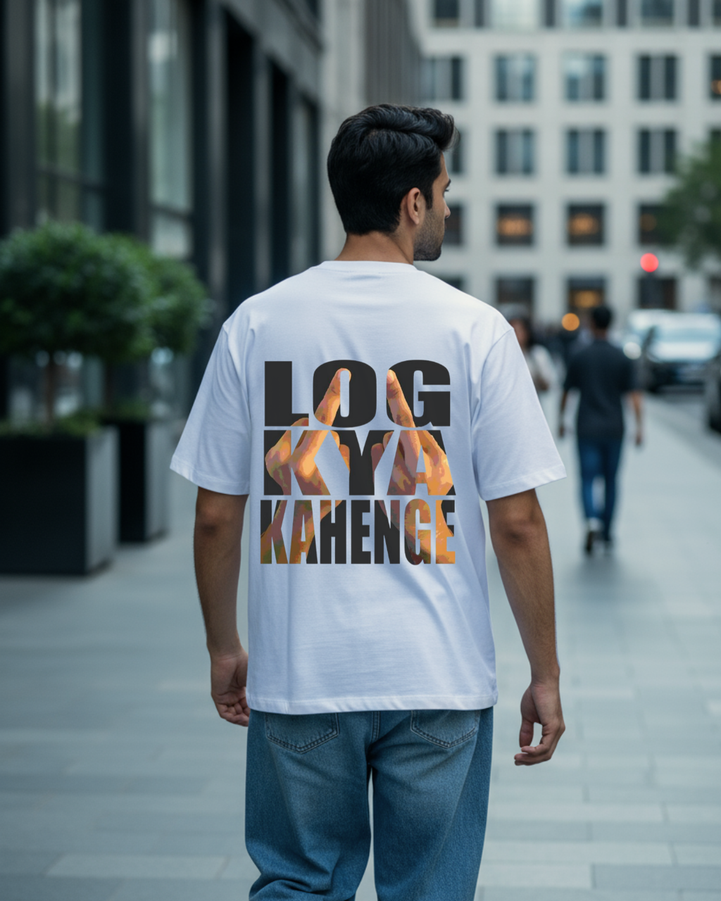 Log Kya Kahenge Unisex Oversized Tee