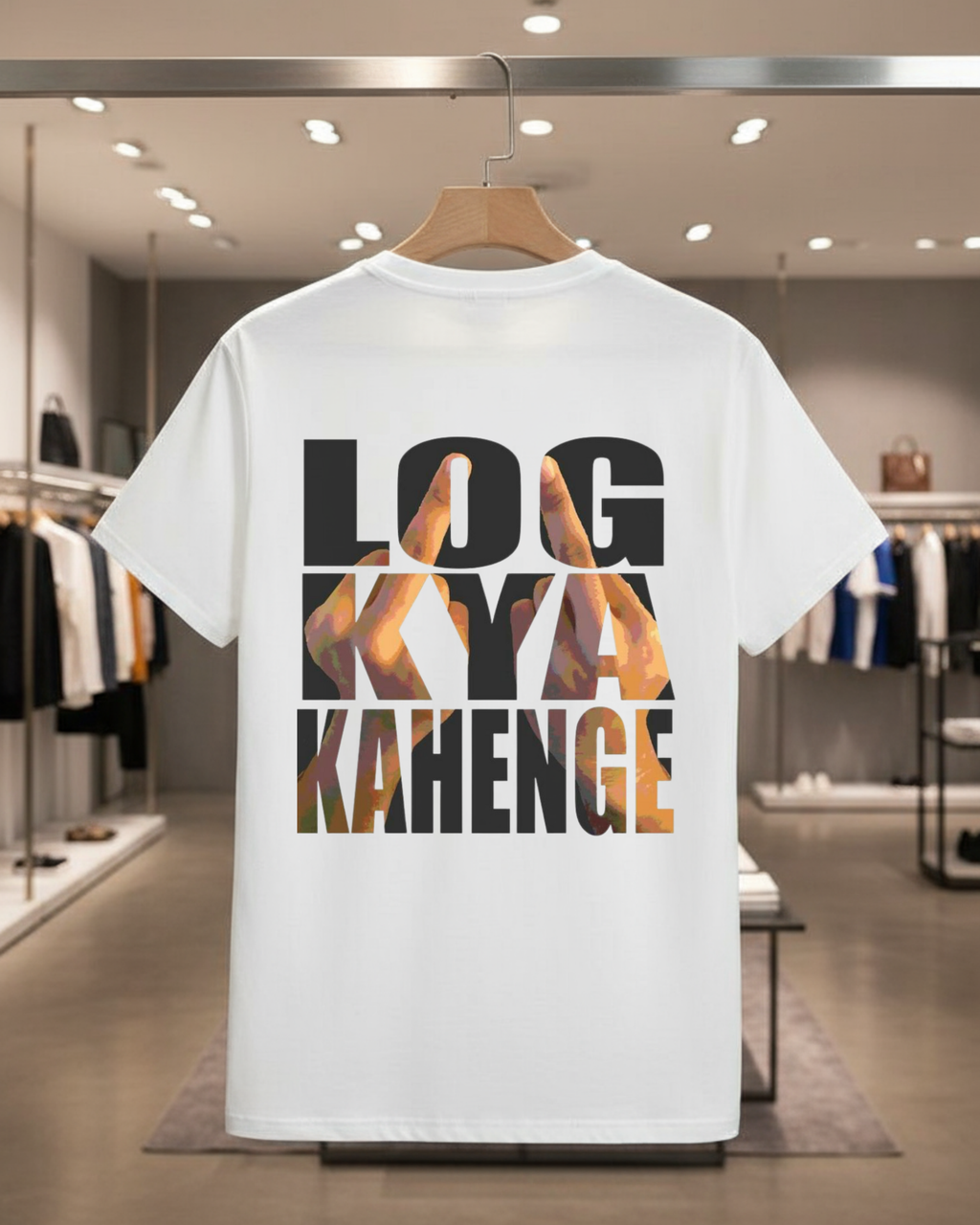 Log Kya Kahenge Unisex Oversized Tee