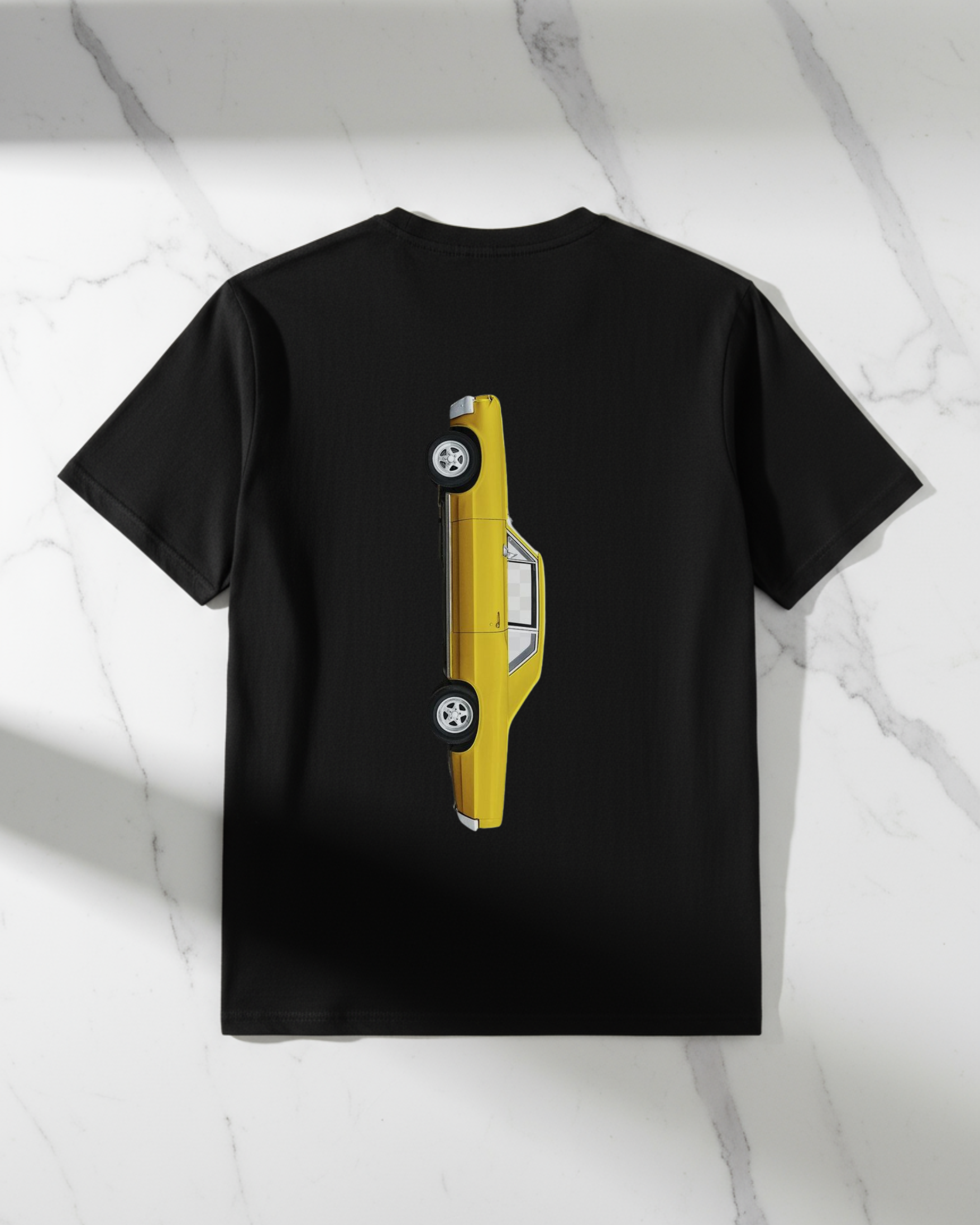 Yellow Car Unisex Oversized Tee