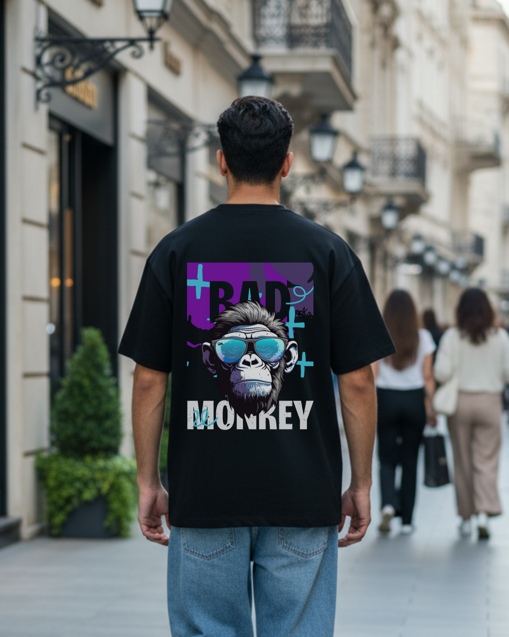 Bad Monkey Unisex Oversized Tee