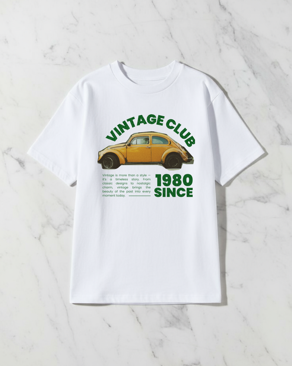 Vintage Car Unisex Oversized Tee