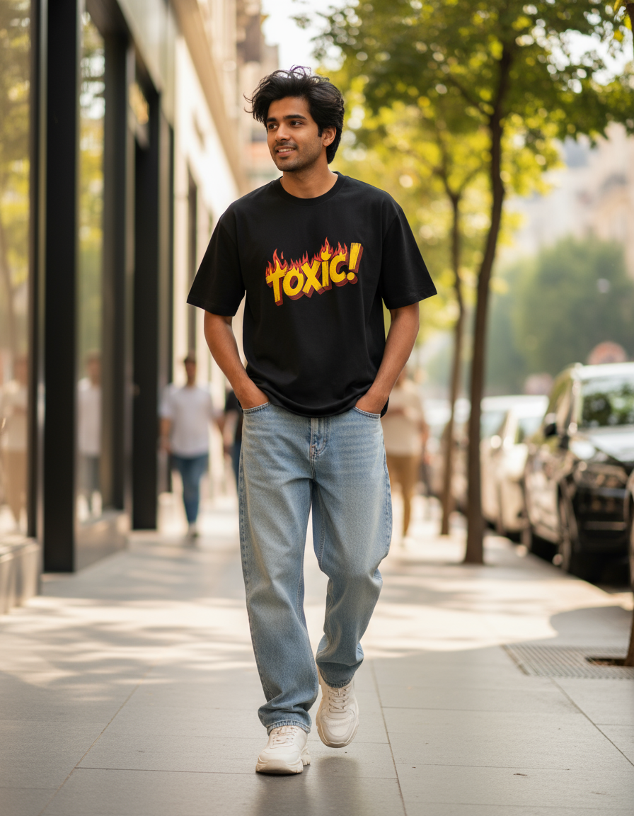 Urban Hazard Unisex Oversized Tee