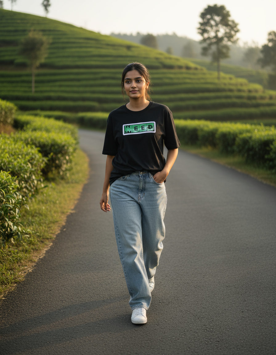 Need Leaf Unisex Oversized Tee